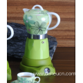 Electric porcelain espresso moka coffee maker